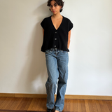 Vest with button Maddy