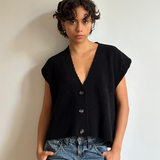 Vest with button Maddy