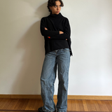 Micaela wide turtleneck