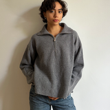 Moma zip-up sweater