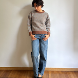 Paola two-tone sweater