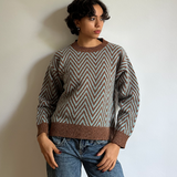 Paola two-tone sweater