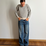 Paola two-tone sweater