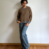 Paola two-tone sweater