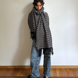 Priscilla two-tone scarf