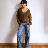 Cardigan sfumato in bouclé Tecla