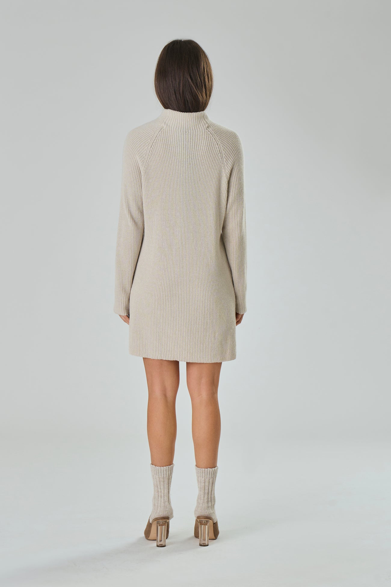 Cashmere blend knit dress - Agnese 