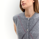 Cinzia gilet con rombi
