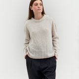 Claudia sweater with contrasting edge