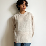 Claudia sweater with contrasting edge
