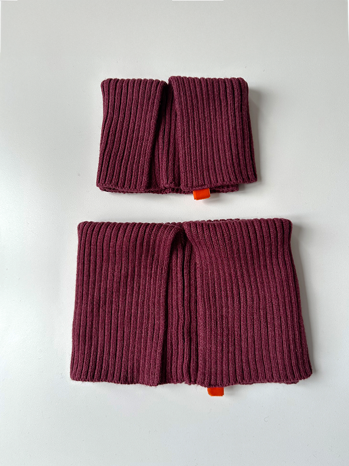 Set collo in lana Andrea adult + Andrea baby