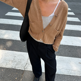 Cristina's short cardigan