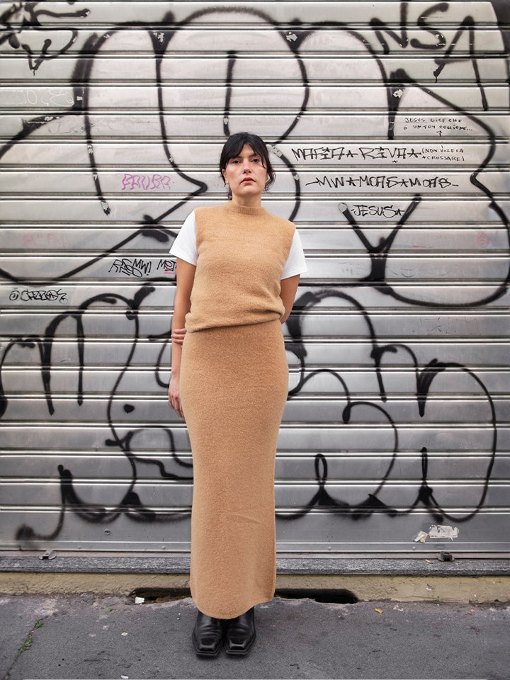 Fosca Long Knit Skirt