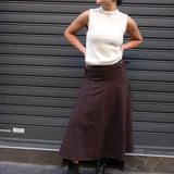 Filippa top smanicato in maglia