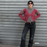 Fabia maglione con rombi