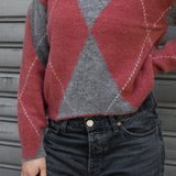 Fabia maglione con rombi