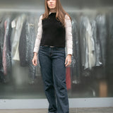 Filippa top smanicato in maglia