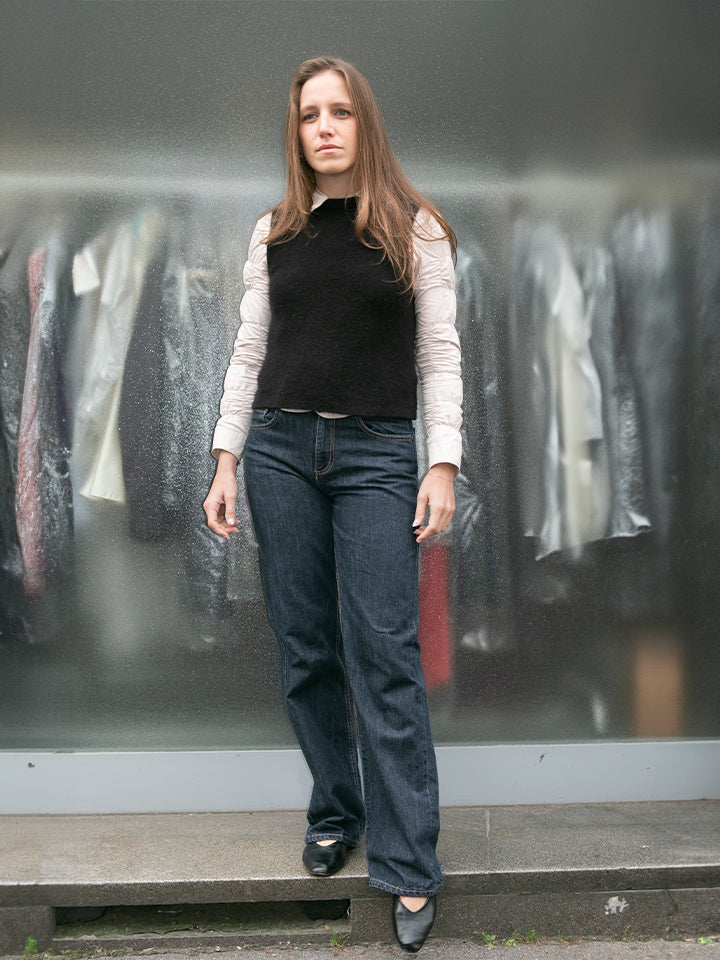 Women’s sleeveless soft knit top