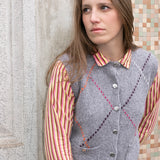 Cinzia gilet con rombi