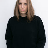 Claudia maglione con bordo a contrasto