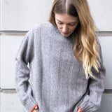 Carlotta Maglione a coste larghe