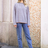 Carlotta Maglione a coste larghe