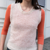 Damiana canotta tinta unita alpaca