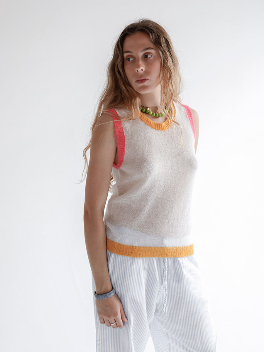 Debora canotta tre colori alpaca