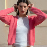 Drusilla cardigan tinta unita alpaca