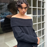 Felisia boat neck sweater