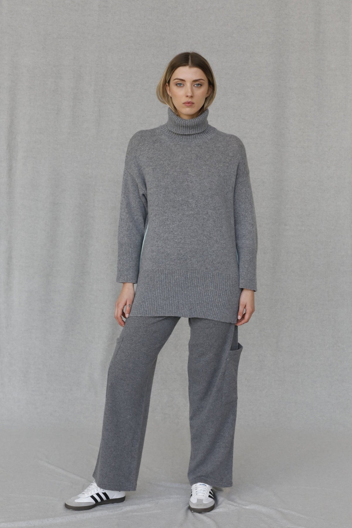 Cashmere blend knit trousers - Angela