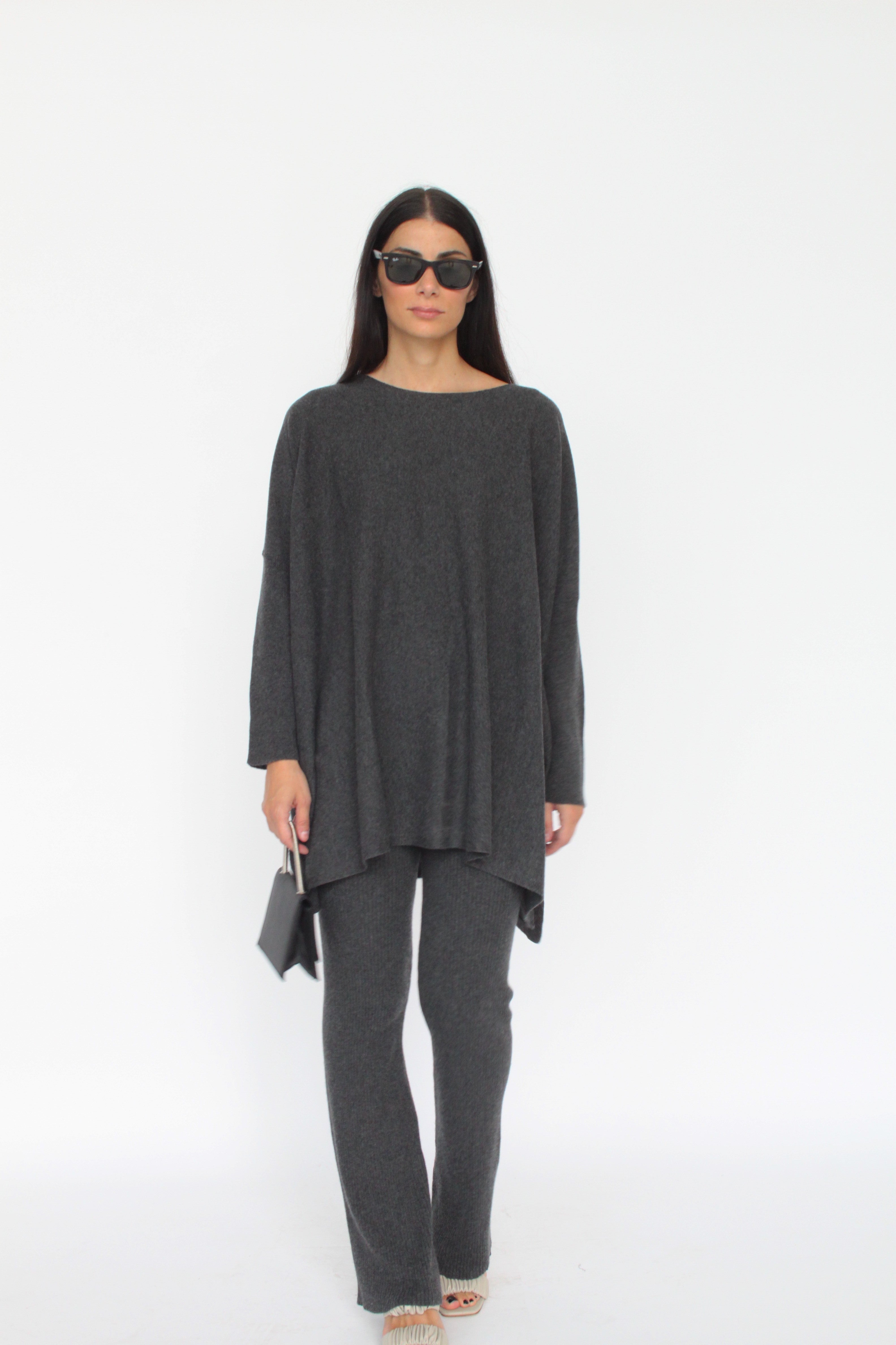 Cashmere blend knit trousers - Angela