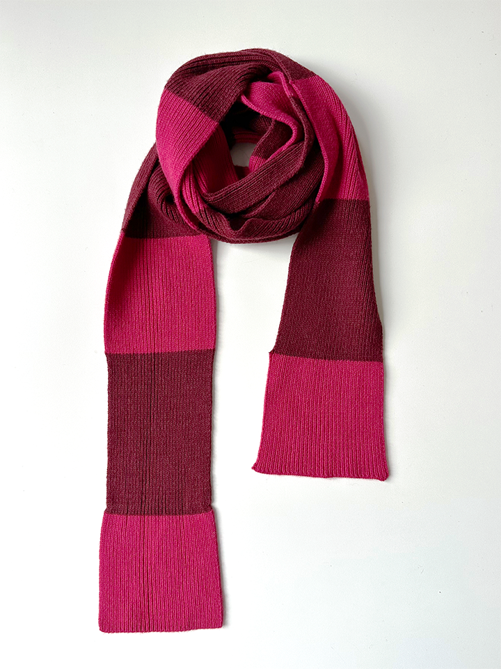 Mini sciarpa in lana bicolore - Linda Baby