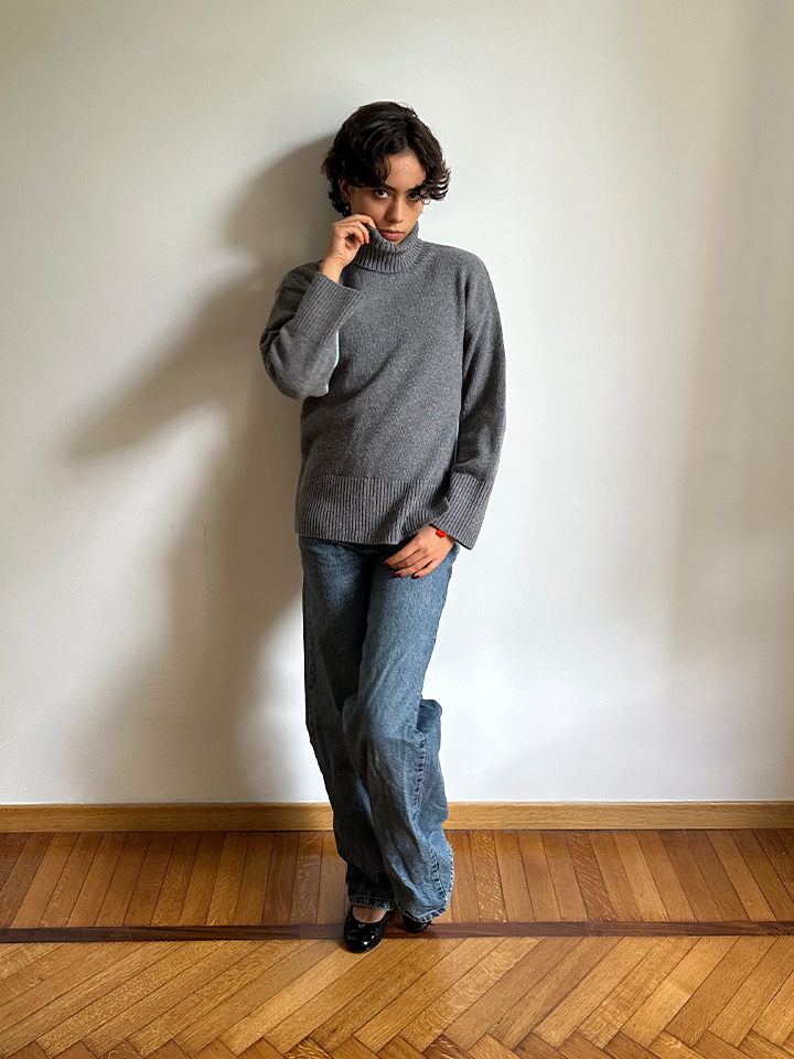 Martina dolcevita a contrasto