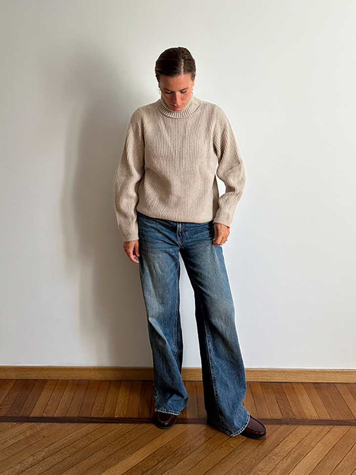 Melinda Balloon Turtleneck