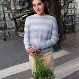 Divina maglia rigata alpaca