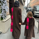 Set sciarpe in lana bicolore - Linda Mamma e Linda Baby