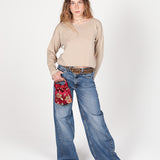 Rosaria maglia rasata cotone