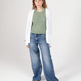 Rubina cardigan punto corda