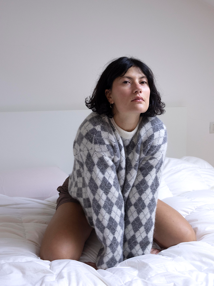 Farah Diamond Pattern Sweater