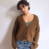 Cardigan sfumato in bouclé Tecla