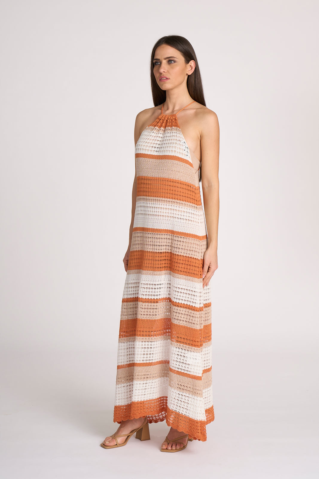 Long dress with fringes - Thelma